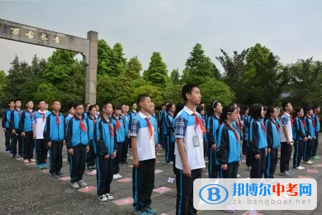 成都新世纪外国语学校2017年“五.四”入团宣誓仪式 