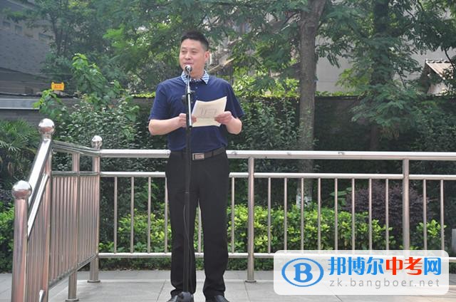四川省成都市树德中学举行安全疏散演练