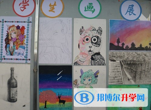 学生画展（部分）