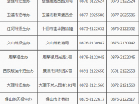 2020年云南中考招办电话