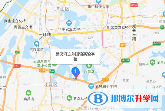 武汉海淀外国语实验学校地址在哪里