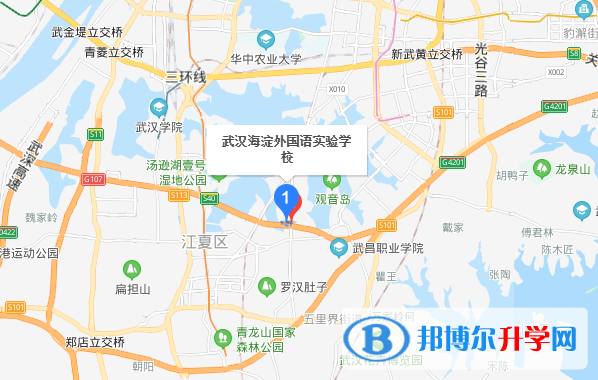 武汉海淀外国语实验学校初中部地址在哪里
