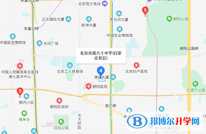 北京第八十中学国际部地址在哪里