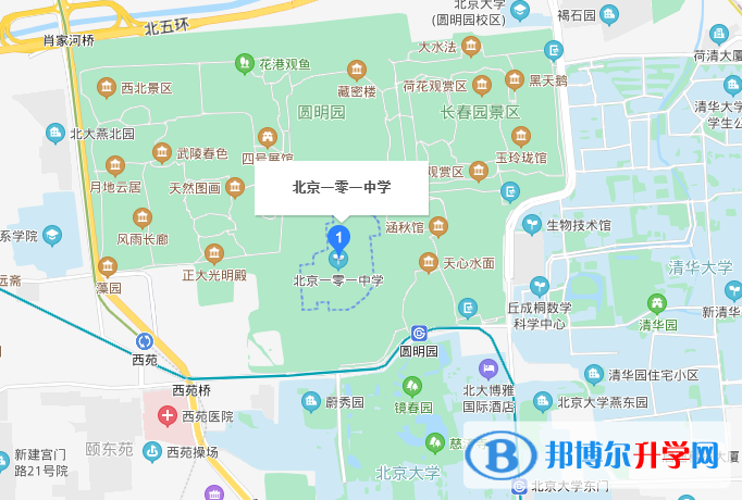 北京一零一中学国际部地址在哪里