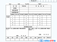 成都2021年中考志愿填报表