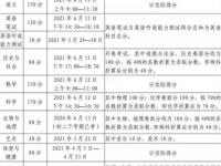 绵阳2022年中考具体时间