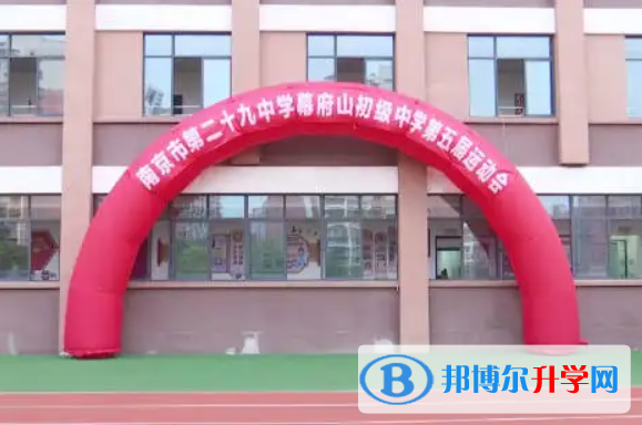 南京第二十九中学2023年招生代码 