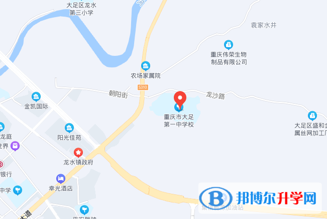 重庆市大足第一中学校2023年地址在哪里